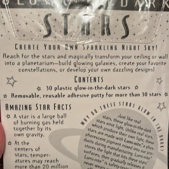 New great explorations, glow-in-the-dark stars - Picture 5 of 9